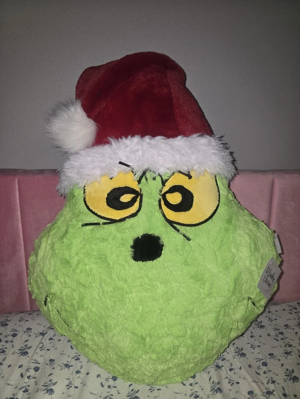 Handmade Green Grinch Plush/Pillow